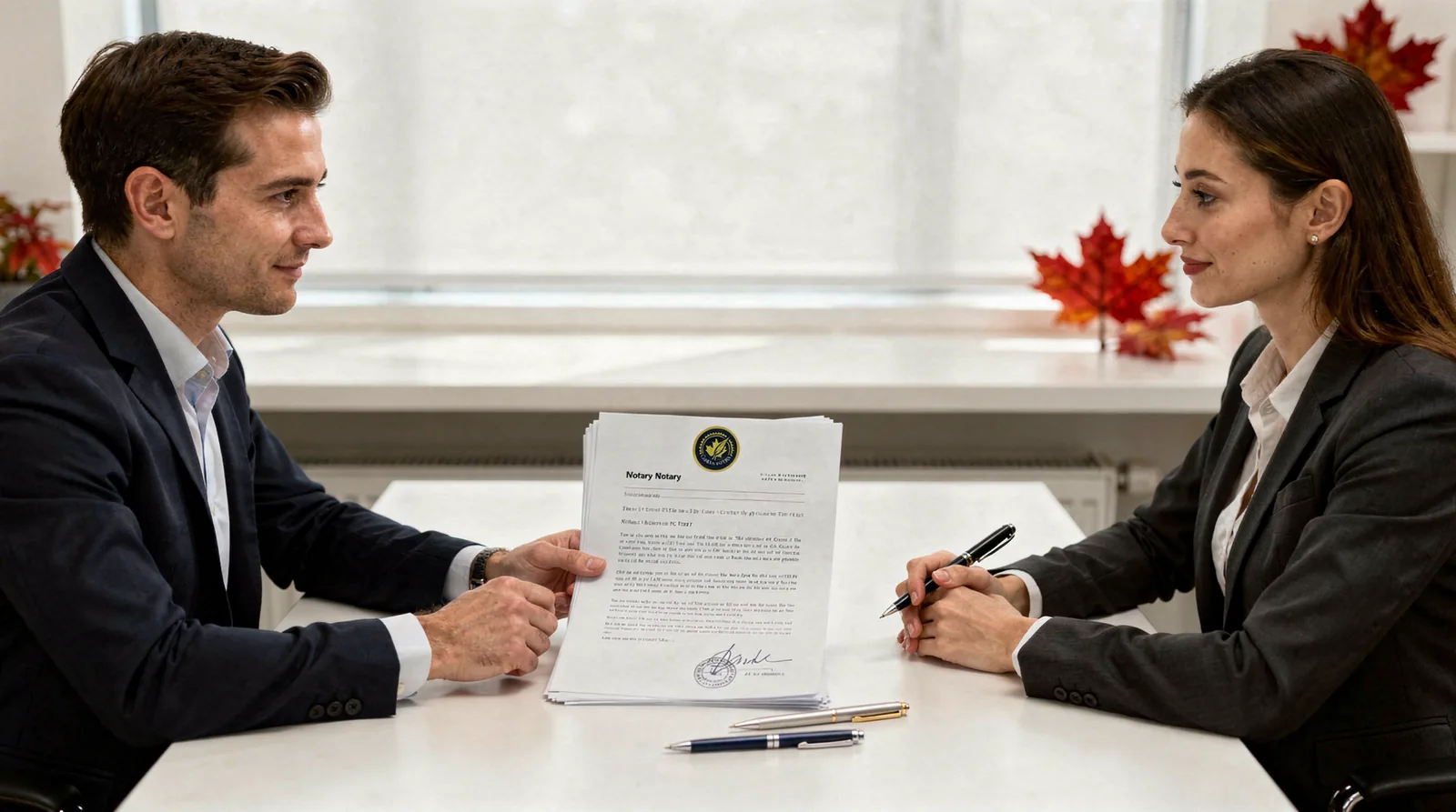 Ontario residents typically need a sworn document during court proceedings, when transferring vehicle ownership